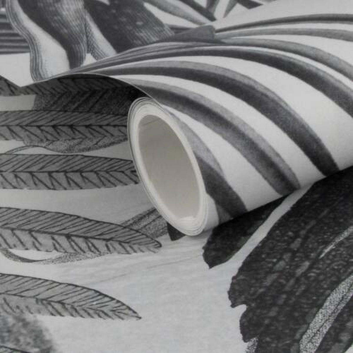 FOTOTAPETE - Schwarz/Weiß, Trend, Papier/Kunststoff (300/280cm)