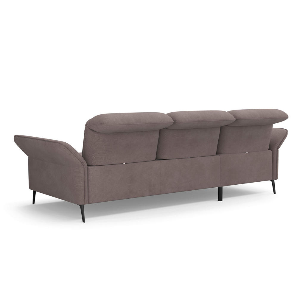 Thumbnail - Sit & More Ecksofa, Taupe, Textil, 4,5-Sitzer, Ottomane links, L-Form, 264x198 cm, Goldenes M, Oeko-Tex® Standard 100, M...