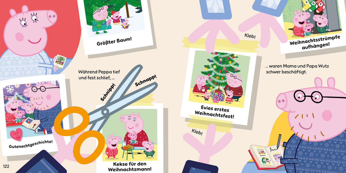 KINDERBUCH Peppas schönste Weihnachtsgeschichten  - Multicolor, Basics, Papier (25,7/25,6/1,6cm) - Carlsen