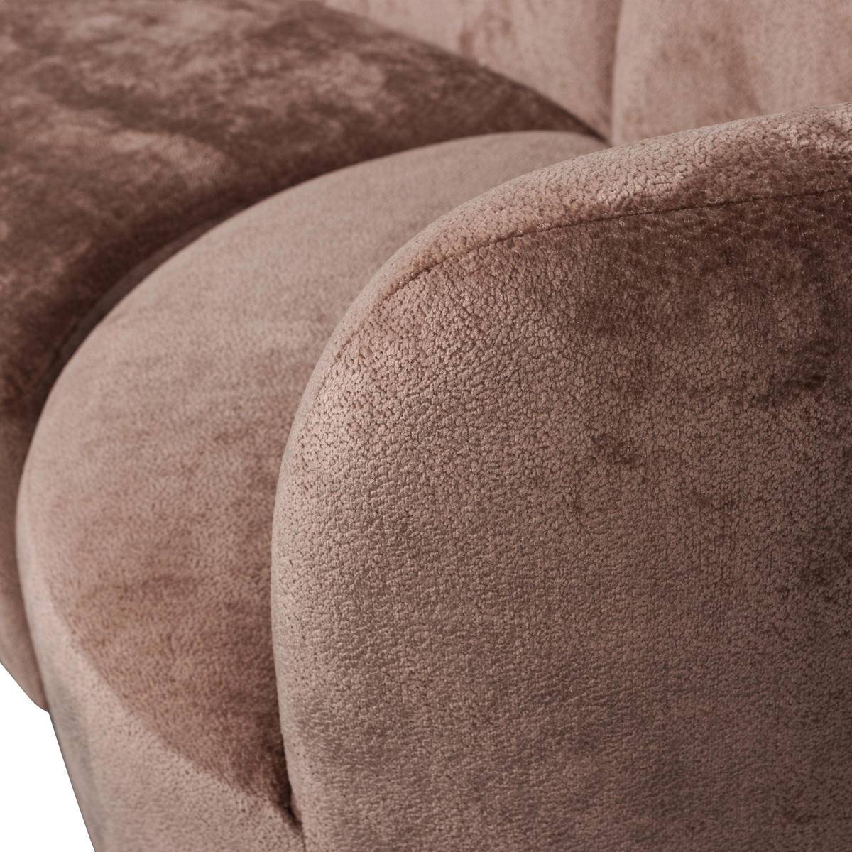 SESSEL in Chenille Taupe  - Taupe, Design, Textil (81/72/80cm) - Livetastic