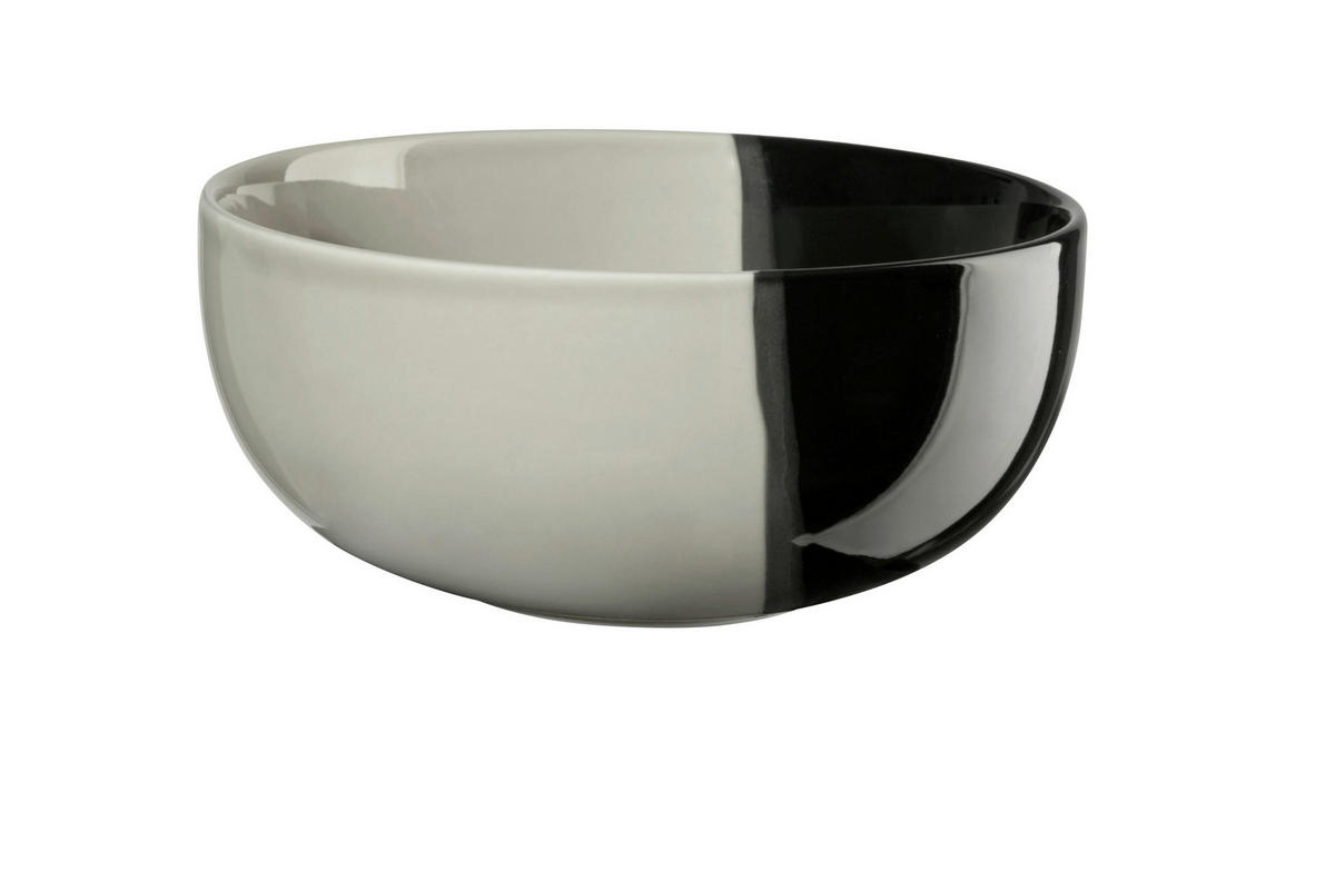 SCHALE Joy   - Hellgrau/Schwarz, KONVENTIONELL, Keramik (15,5/7cm) - ASA