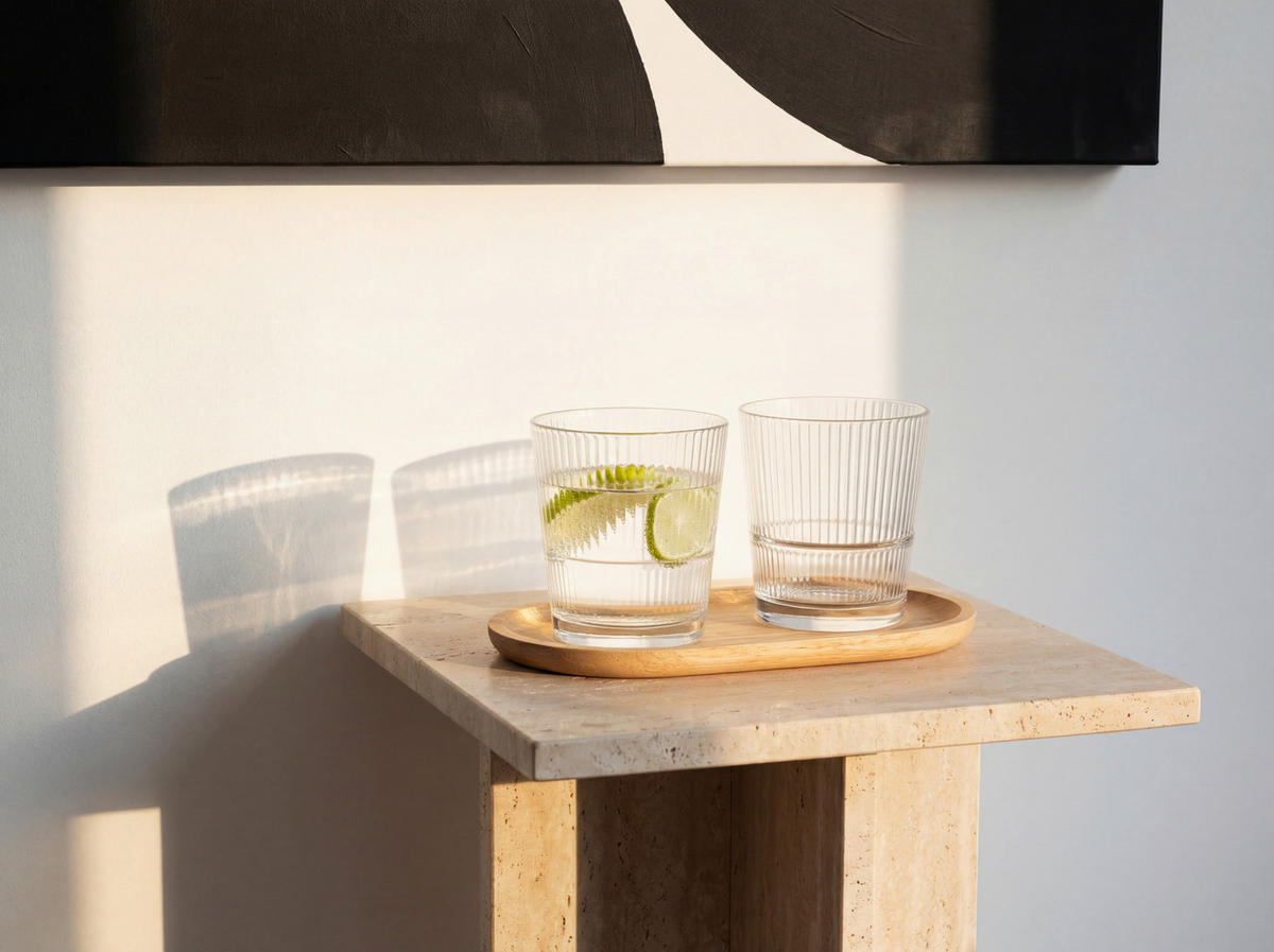 BECHER EVENTO    - Klar, Basics, Glas (8,5/9/8,5cm) - Leonardo