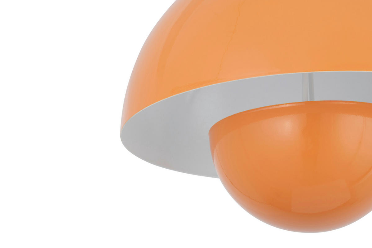 DECKENLEUCHTE 23/20 cm   - Orange, Design, Metall (23/20cm) - Collet's Monde