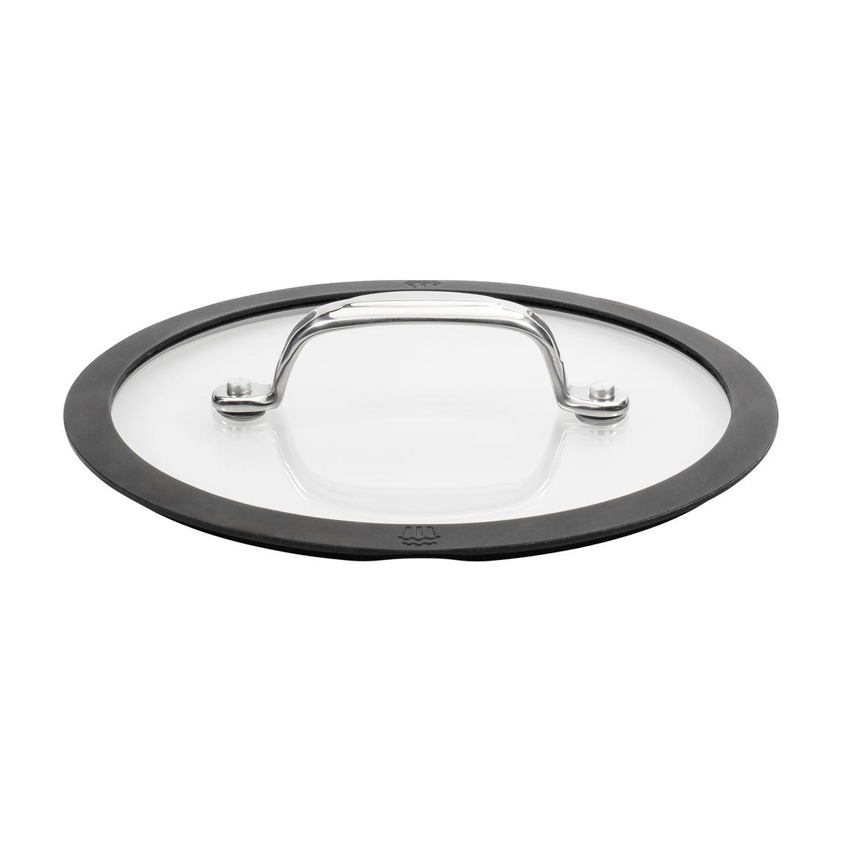 KOCHTOPFSET 3-teilig  - Edelstahlfarben/Schwarz, Basics, Glas/Kunststoff (37/30/23cm) - CHEF CUISINE
