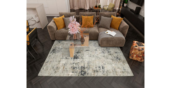 VINTAGE-TEPPICH 240/300 cm Valdovara Hellgrau, Dunkelgrau, Beige  - Dunkelgrau/Beige, Design, Textil (240/300cm) - Dieter Knoll