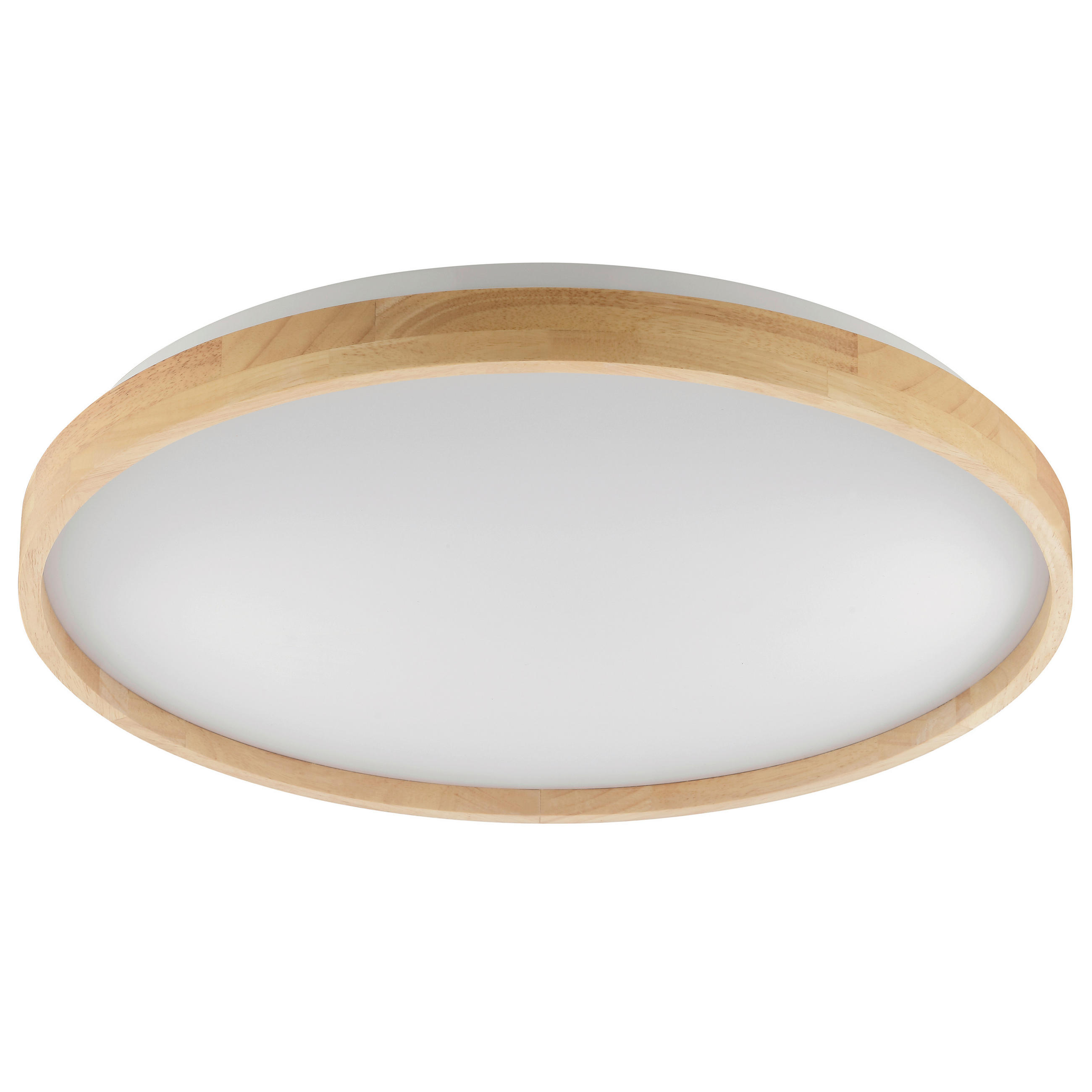 LED PLAFONJERA - boja bukve/crna, Osnovno, drvo/plastika (49,5/7,5cm)