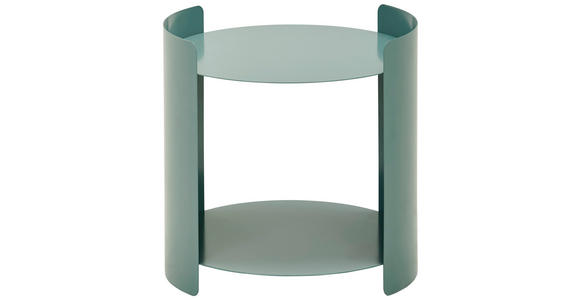 BEISTELLTISCH 40/40/40 cm Grün rund  - Grün, Design, Metall (40/40/40cm) - Xora