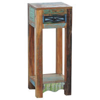 BEISTELLTISCH 30/30/75 cm Altholz Multicolor quadratisch  - Multicolor, LIFESTYLE, Holz (30/30/75cm) - Landscape