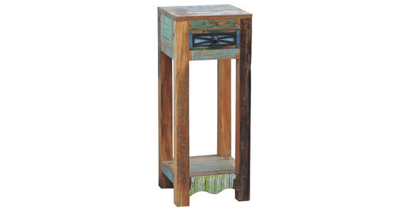 BEISTELLTISCH Altholz quadratisch Multicolor  - Multicolor, LIFESTYLE, Holz (30/30/75cm) - Landscape