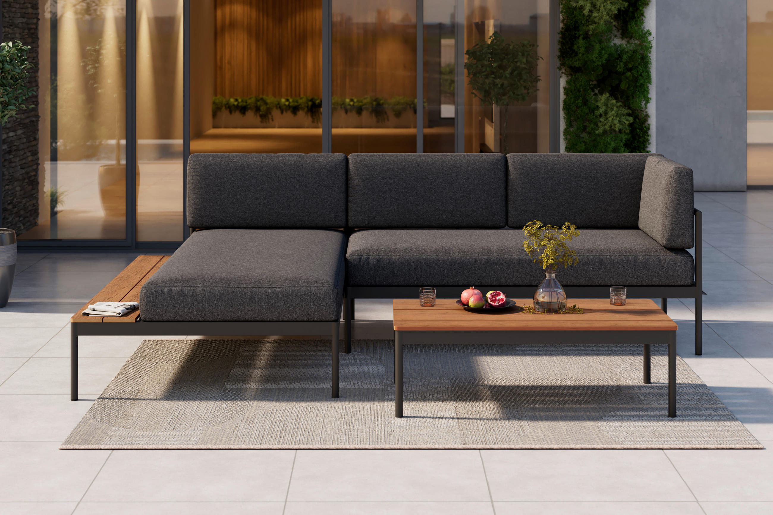 Set Lounge 3 piese 149/99 cm