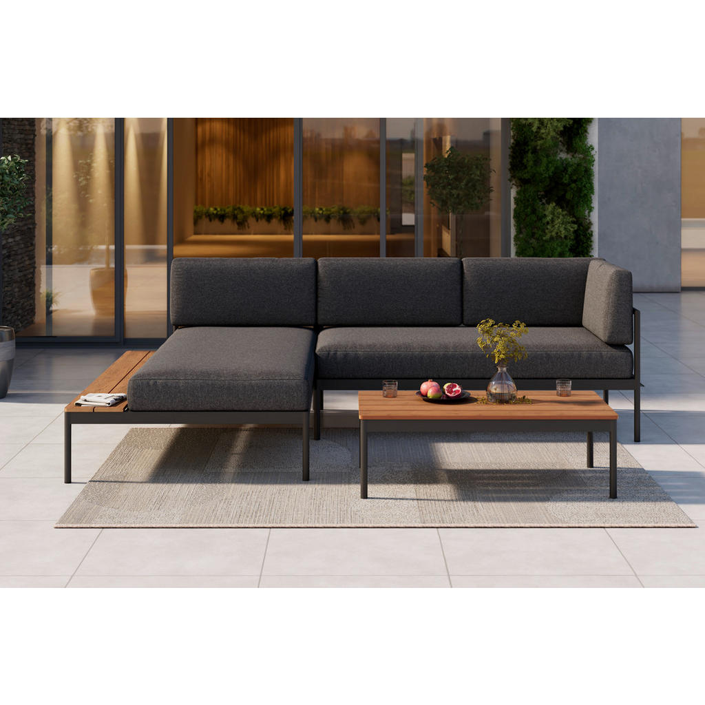 Ambia Garden TERASOVÁ SEDACIA SÚPRAVA 3-dielne, kov, textil