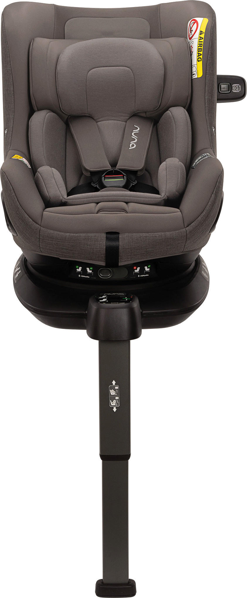 REBOARDER-KINDERSITZ Pruu  - Grau, Basics, Textil (46/72/56,5cm) - Nuna