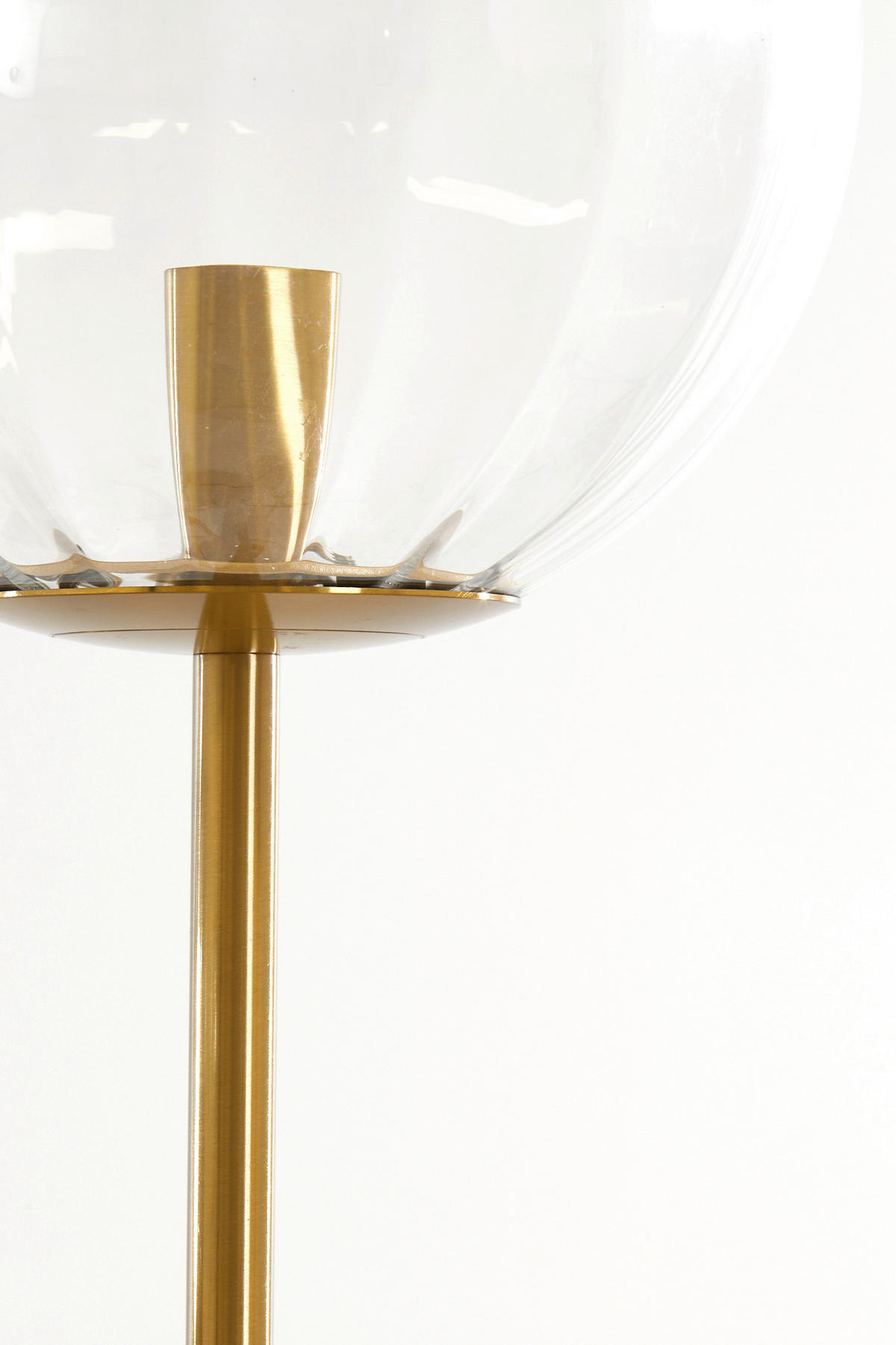 STEHLEUCHTE 42/20/182 cm    - Goldfarben, Design, Metall (42/20/182cm) - Light & Living