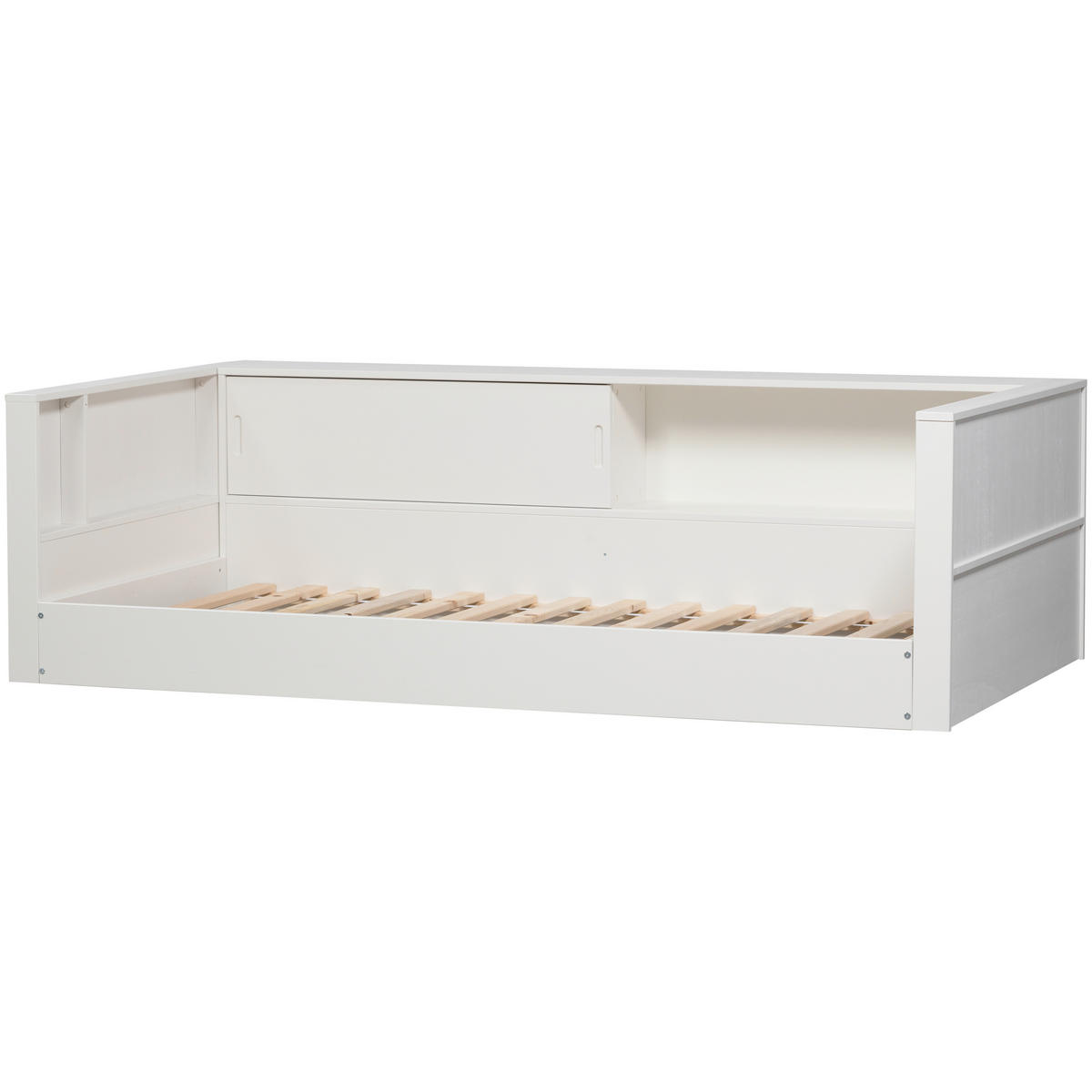 BODENBETT. - Weiß, Basics, Holz (90/200cm) - MID.YOU