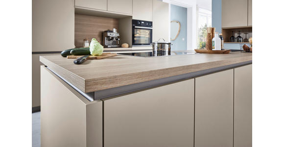 EINBAUKÜCHE - Lavagrau, Design, Holzwerkstoff - Dieter Knoll