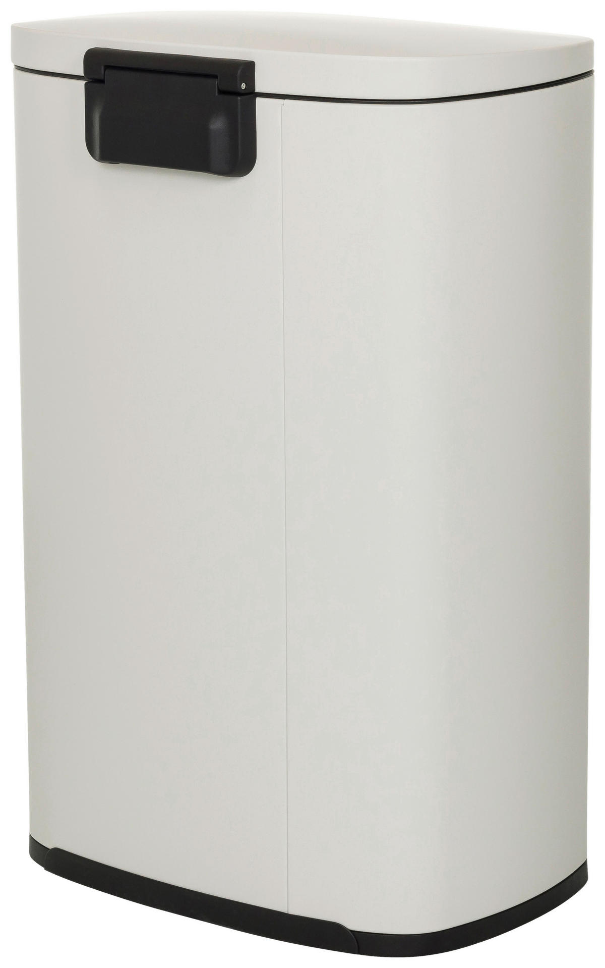 KOŠ NA ODPADKY  50 l - černá/béžová, Moderní, kov/plast (30/64/42,5cm) - MID.YOU