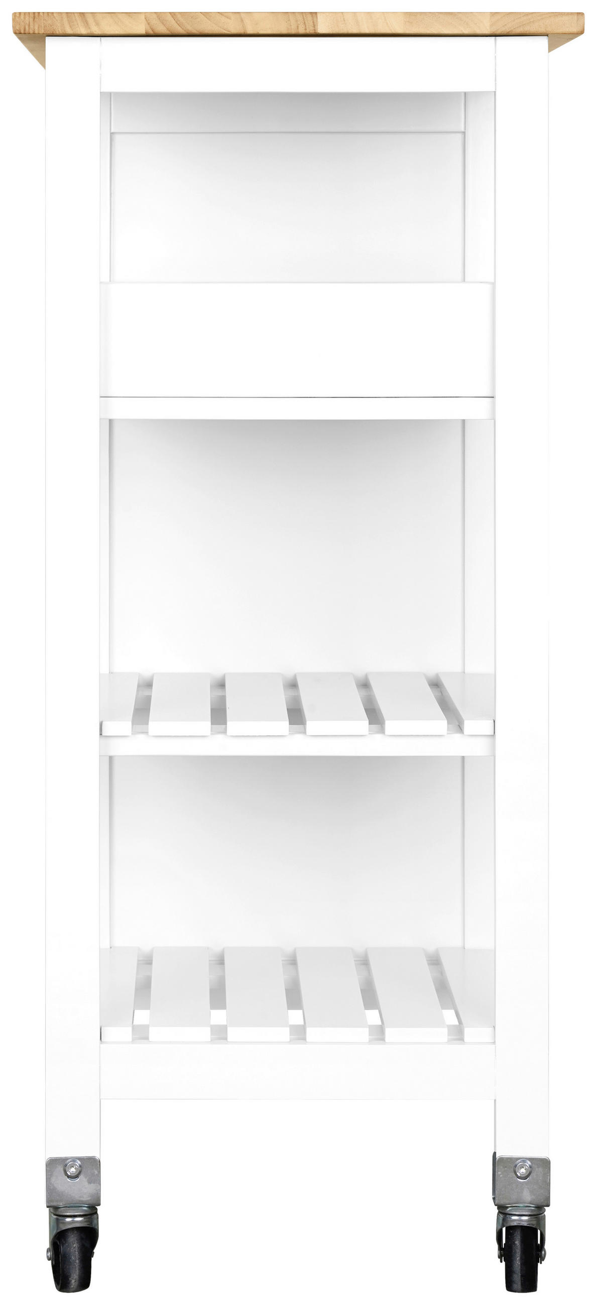 KÜCHENINSEL   in Naturfarben, Weiß  - Weiß/Naturfarben, Basics, Holz/Holzwerkstoff (67/84/37cm) - MID.YOU