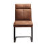 SCHWINGSTUHL Mikrofaser Hellbraun - Hellbraun, KONVENTIONELL, Textil/Metall (45/96/62cm) - Moderano