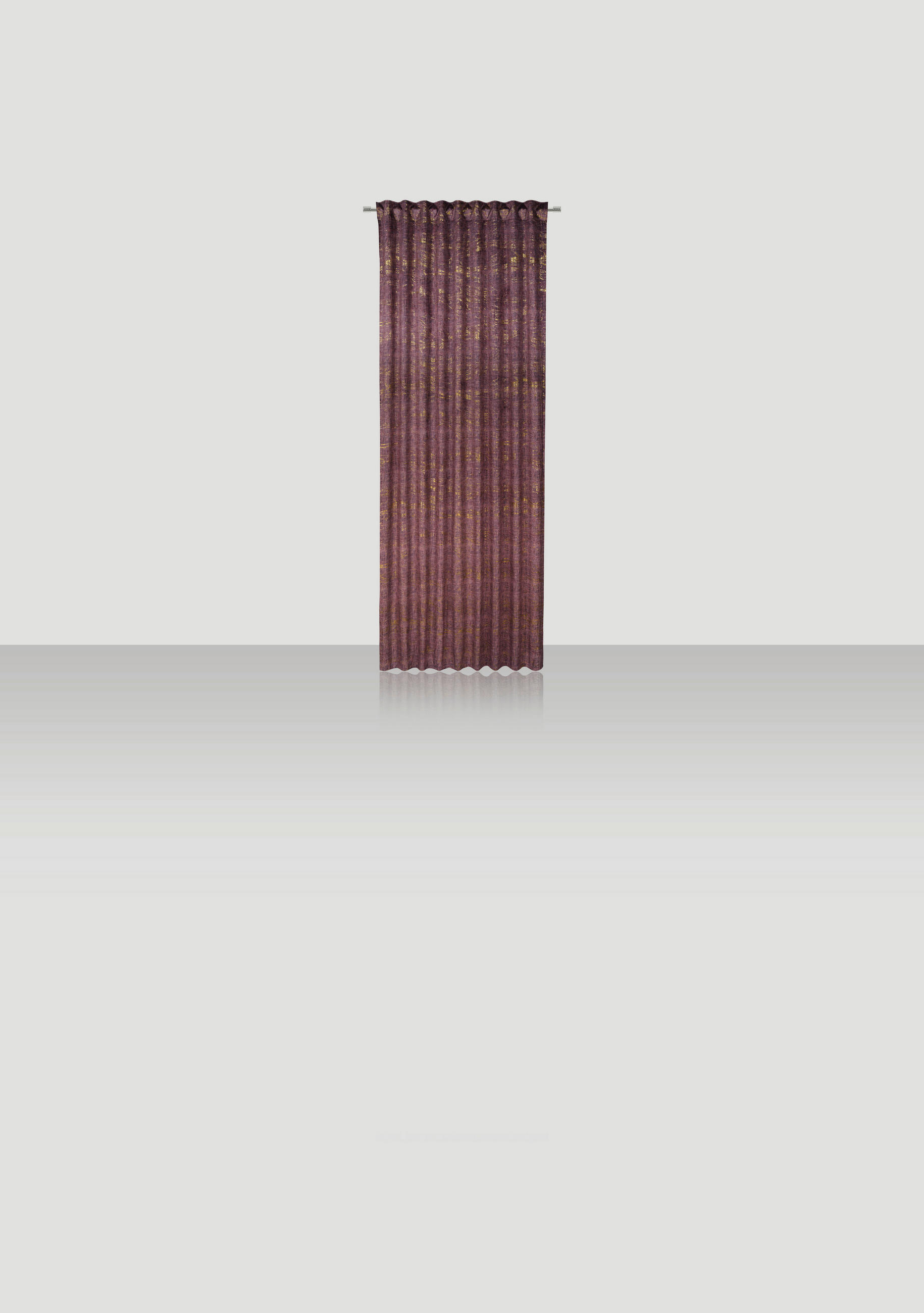 FERTIGVORHANG MURO blickdicht 138/245 cm   - Mauve, Design, Textil (138/245cm) - Novel