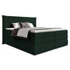 BOXSPRINGBETT 180/200 cm  in Dunkelgrün  - Dunkelgrün/Schwarz, Design, Kunststoff/Textil (180/200cm) - Esposa