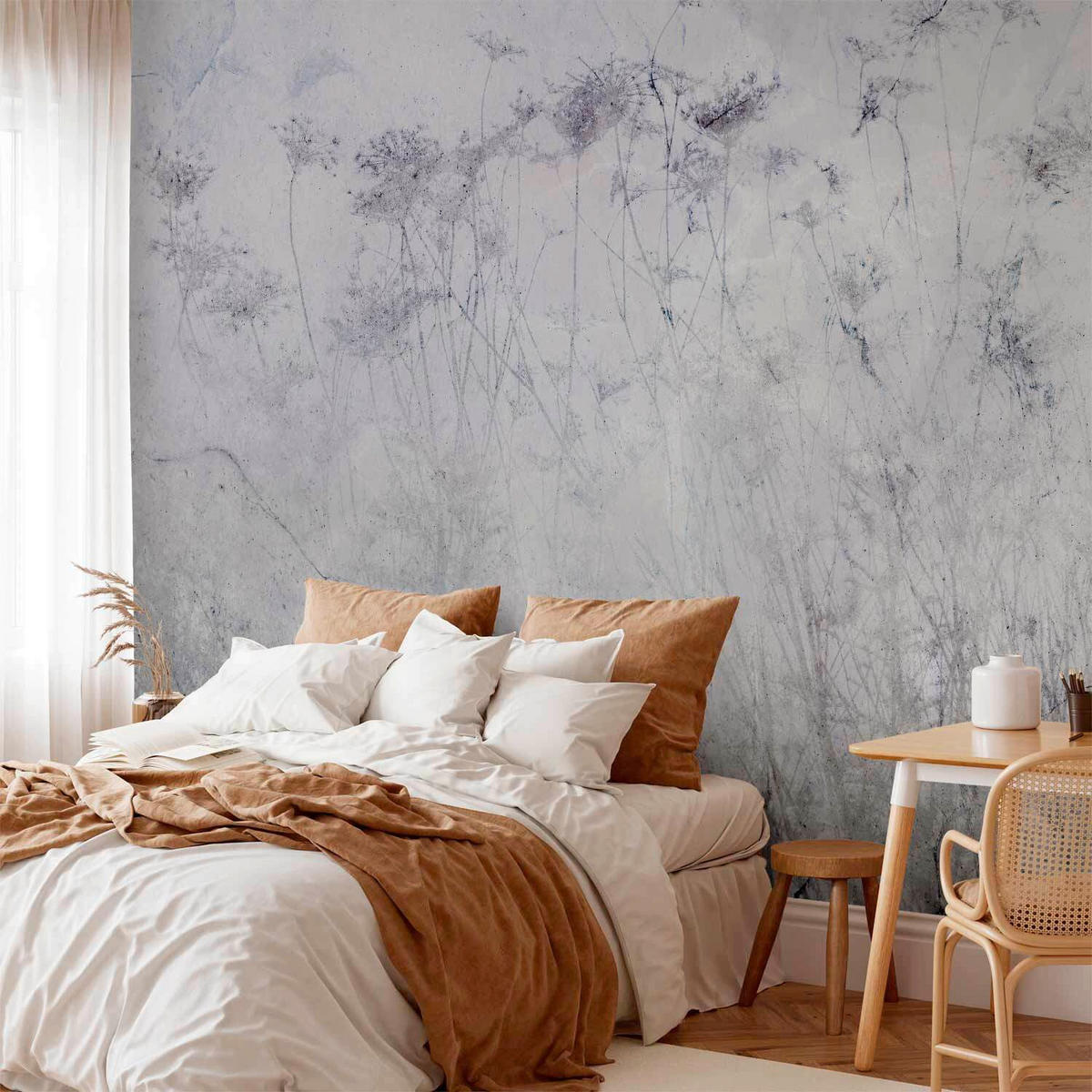 FOTOTAPETE  - Blau/Grau, LIFESTYLE, Textil (100/70cm) - artgeist