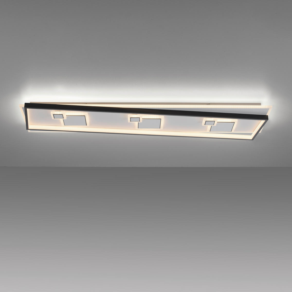 LED-DECKENLEUCHTE 97,5/30/5,5 cm   - Basics, Kunststoff/Metall (97,5/30/5,5cm)