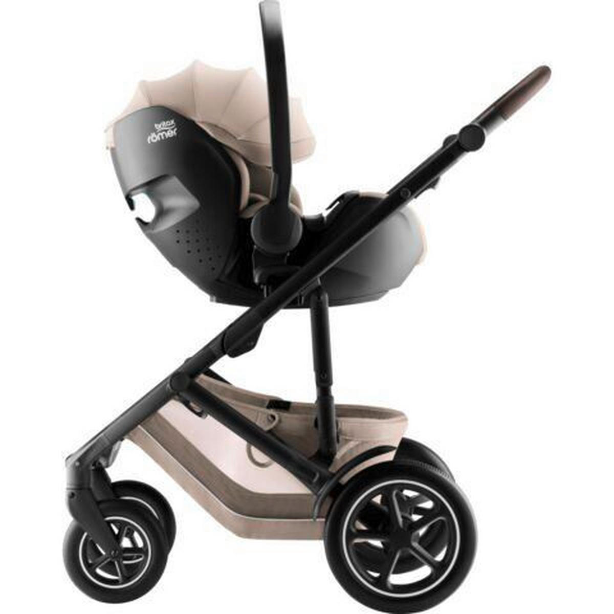 KINDERWAGEN  Smile 5Z  Teak  - Hellbraun/Grau, Basics, Textil/Metall (57/112/97.7cm) - Britax Römer