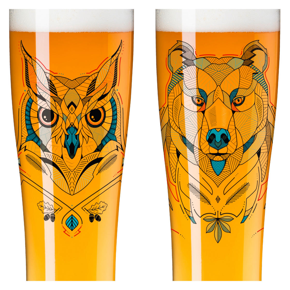 GLÄSERSET Brauchzeit 2-teilig  - Multicolor, Trend, Glas (16,2/26,6/8,1cm) - Ritzenhoff