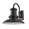 VÄGGLAMPA FÖR UTOMHUS - bronsfärgad, Klassisk, metall/glas (38.1 /39.7/42.2cm) - Elstead Lighting