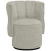 COCKTAILSESSEL in Webstoff Beige  - Beige/Schwarz, Design, Holz/Textil (73/82/62cm) - Emilio Belluti