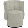 COCKTAILSESSEL - Beige/Schwarz, Design, Holz/Textil (73/82/62cm) - Emilio Belluti