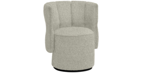 COCKTAILSESSEL - Beige/Schwarz, Design, Holz/Textil (73/82/62cm) - Emilio Belluti