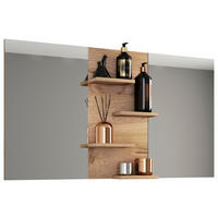 BADEZIMMERSPIEGEL 112/59/11,5 cm  - Honigeiche, MODERN, Holzwerkstoff (112/59/11,5cm) - MID.YOU