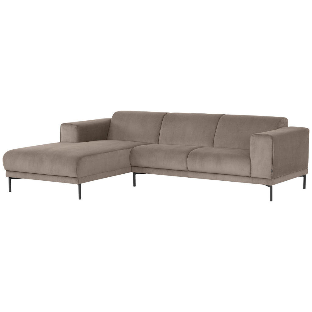 Thumbnail - Mid.you Ecksofa, Taupe, Textil, 3-Sitzer, Ottomane links, Eckteil, L-Form, 262x183 cm, Wohnzimmer, Sofas & Couches, Wohn...
