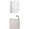 GÄSTEBAD - Weiss, Konventionell, Glas/Holzwerkstoff (50cm) - Xora