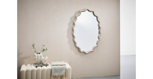 WANDSPIEGEL 80/120/4,5 cm  - Kaschmir, Design, Glas/Holzwerkstoff (80/120/4,5cm) - Novel