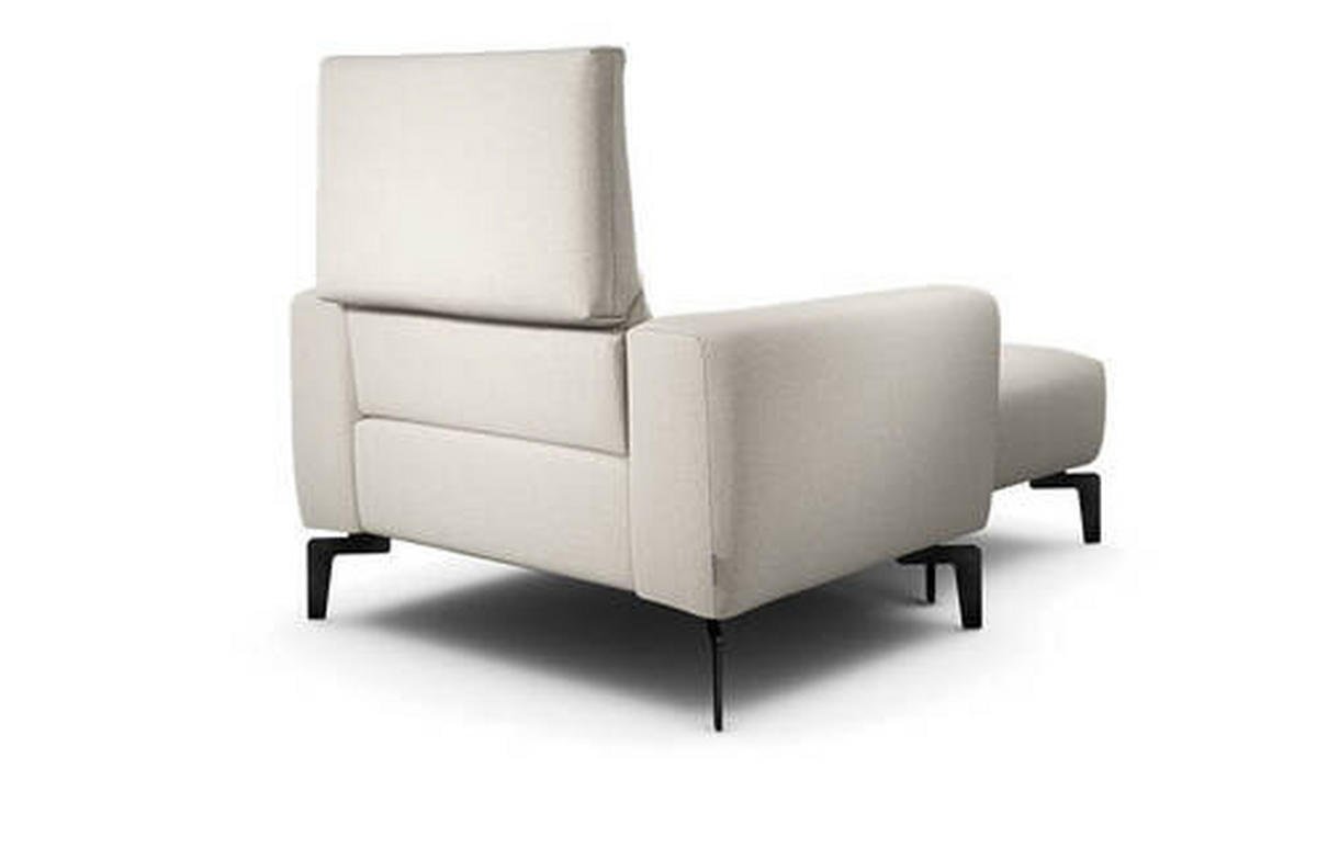 SESSELSET in Chenille Naturfarben  - Schwarz/Naturfarben, Design, Textil/Metall (110/85/86-94cm) - SENSOO
