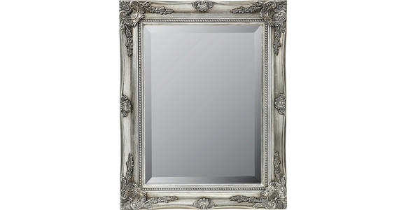 WANDSPIEGEL 40/50/3,3 cm    - Silberfarben, LIFESTYLE, Glas/Holz (40/50/3,3cm) - Landscape