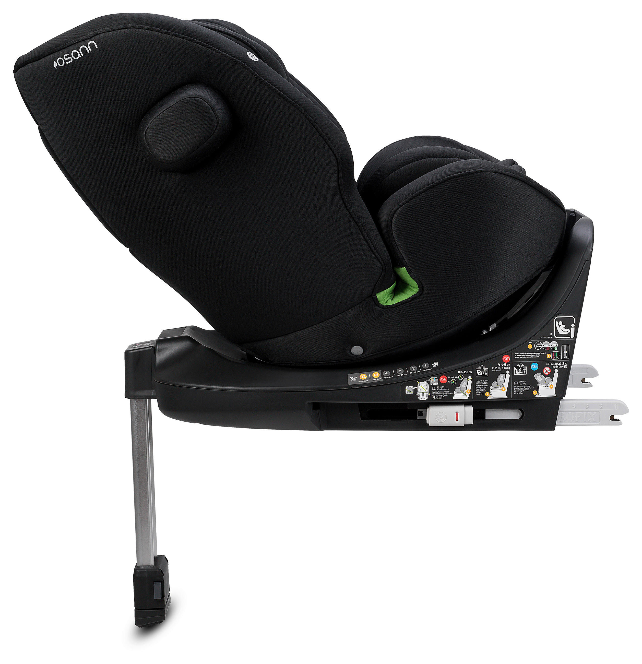 Thumbnail - Osann Kinderautositz, Kunststoff, 43x58x48 cm, ECE R 129 i-Size, 3-Punkt-Gurt, Reboardsystem, Isofix-Befestigung, verste...