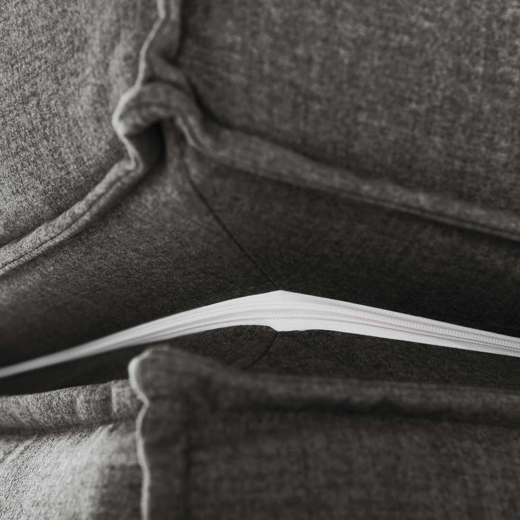 Thumbnail - home24 Boxspringbett, Anthrazit, Textil, H2 + H3, 7-Zonen, Höhe ca. 24 cm, 140x200 cm, Topper durchgehend, Partnermatrat...