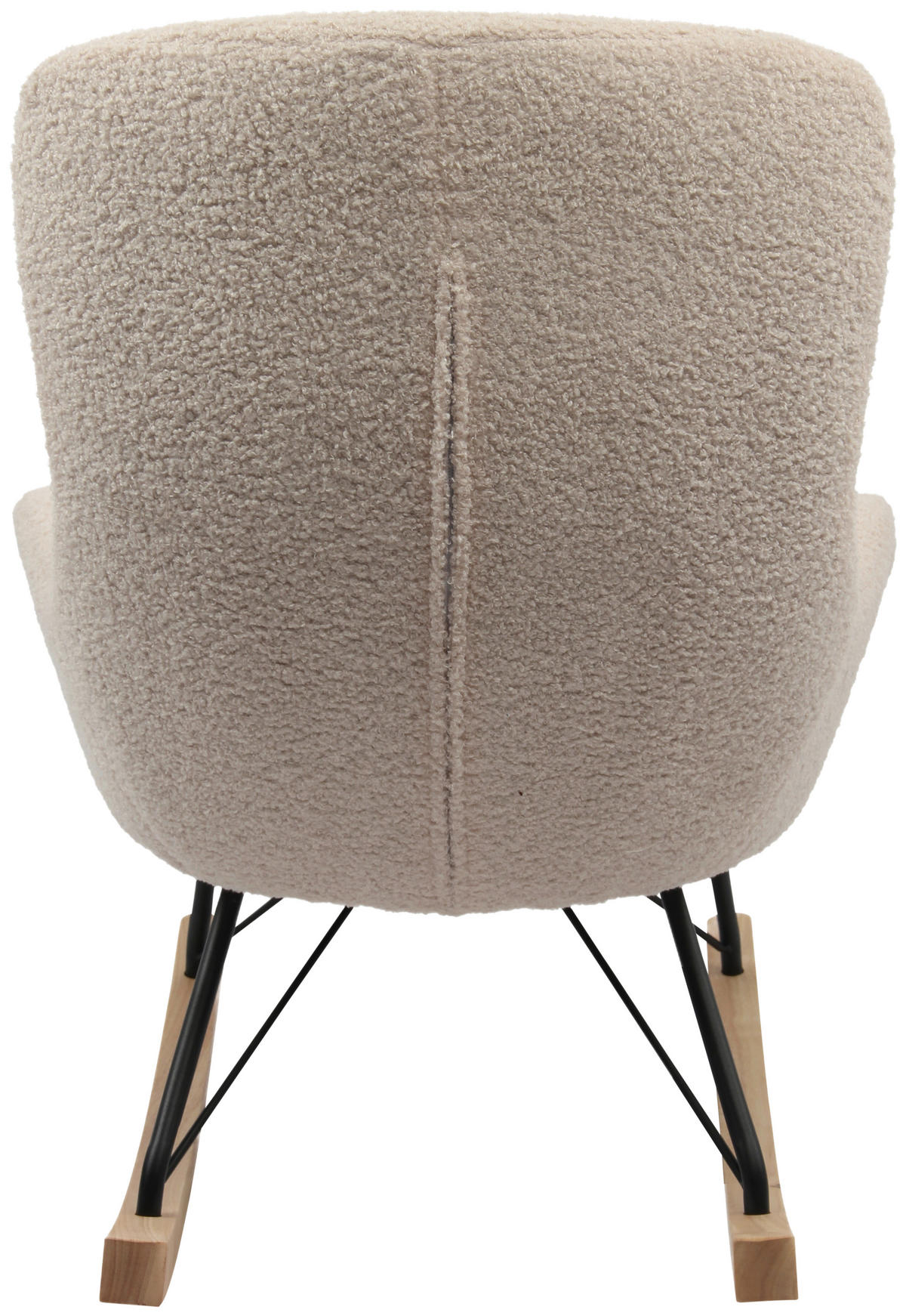 KINDER-SCHAUKELSTUHL - Creme, Basics, Holz/Textil (55/70/63cm) - Livetastic