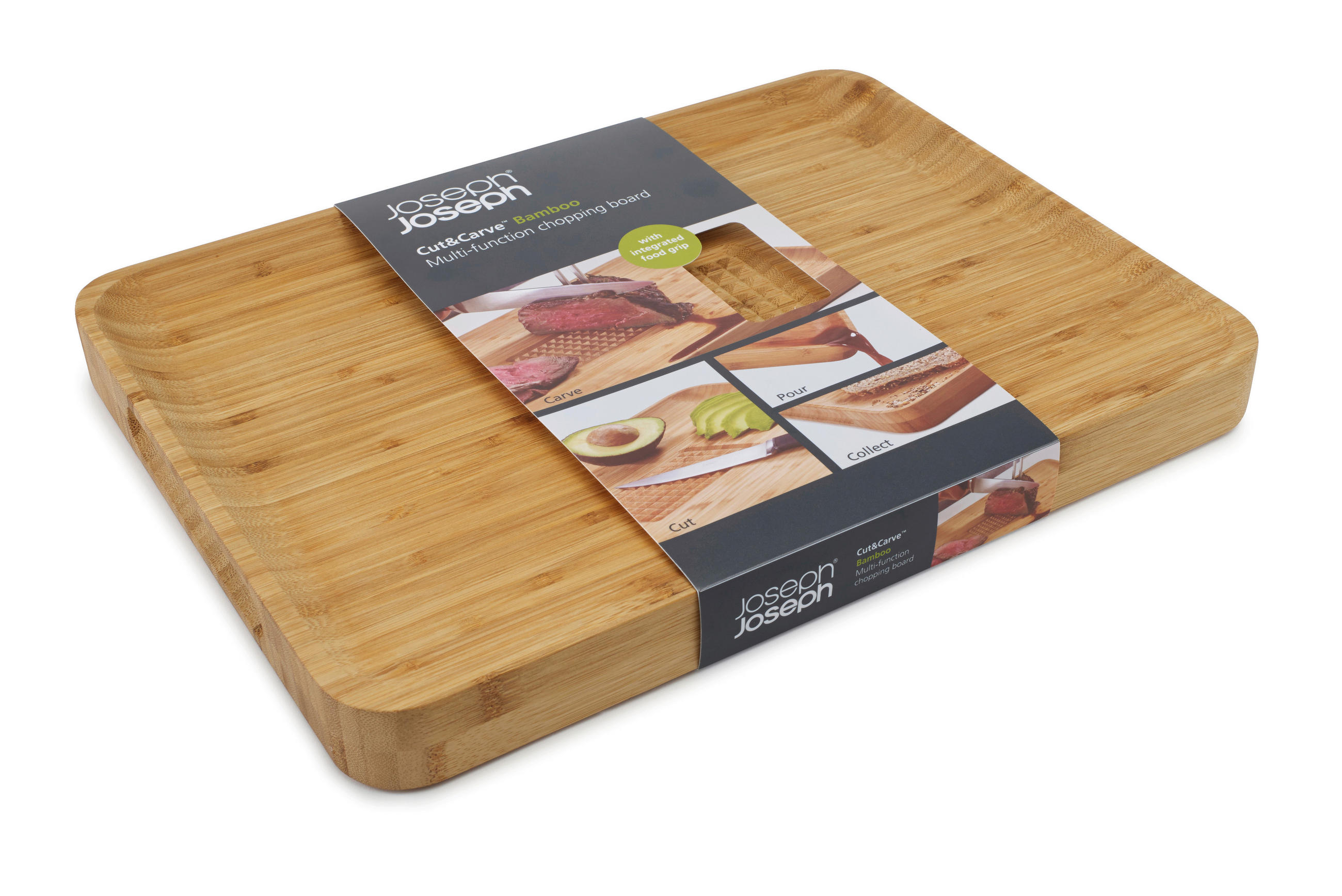 TÁLALÓDESZKA - bükk, Basics, fa (40/3,5/30cm) - Joseph Joseph