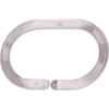 OBROČKI ZA KOPALNIŠKO ZAVESO  TENDANCE   4/6 cm          prozorno  - prozorno, Basics, umetna masa (4/6cm) - Homeware