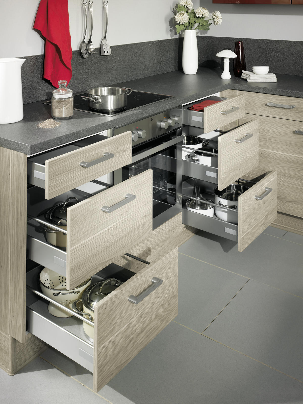 EINBAUKÜCHE   - Design, Holzwerkstoff - Celina