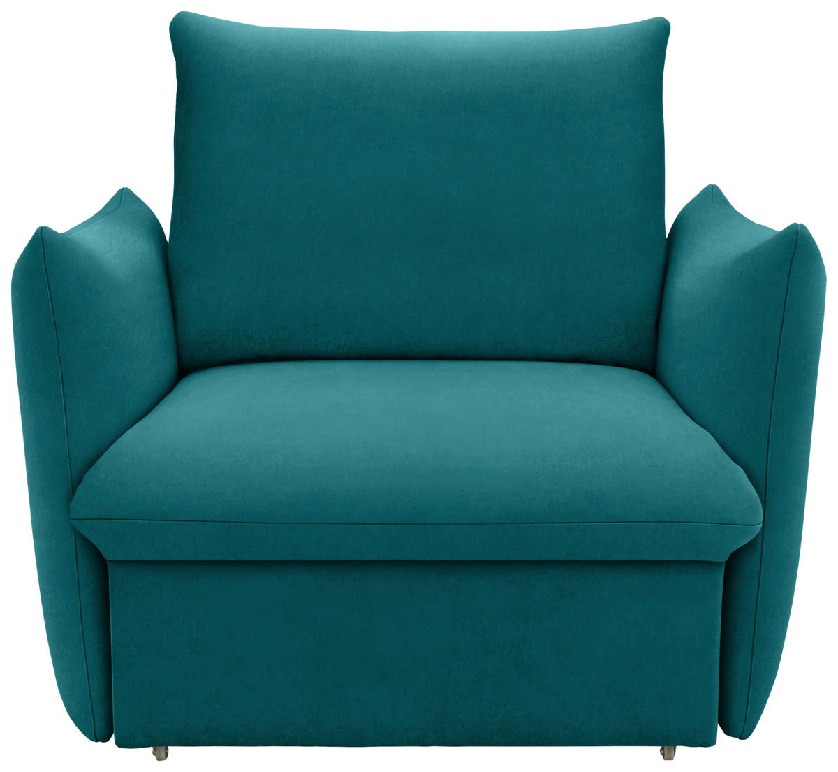 SESSEL Mikrofaser Petrol    - Petrol/Schwarz, Design, Kunststoff/Textil (120/100/97cm) - LOOKS by W.Joop