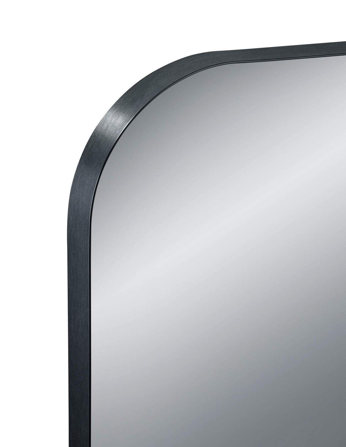 WANDSPIEGEL 50/150/3 cm    in rechteckig  - Schwarz, MODERN, Glas/Metall (50/150/3cm)