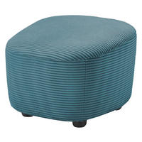 HOCKER Cord Blau  - Blau/Schwarz, Design, Kunststoff/Textil (54/41/57cm) - SetOne by Musterring