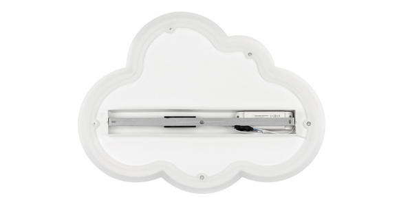 LED-DECKENLEUCHTE 60/45/6 cm   - Naturfarben/Weiß, LIFESTYLE, Holz/Kunststoff (60/45/6cm) - Novel