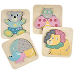 PUZZLE - Multicolor/Naturfarben, Basics, Holzwerkstoff - My Baby Lou