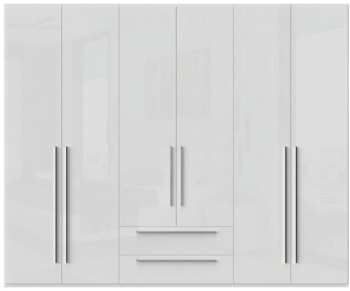 ORMAR SA KLASIČNIM VRATIMA bela, bela visoki sjaj  272/224/56 cm  - bela visoki sjaj/bela, Dizajnerski, pločasti materijal/plastika (272/224/56cm)